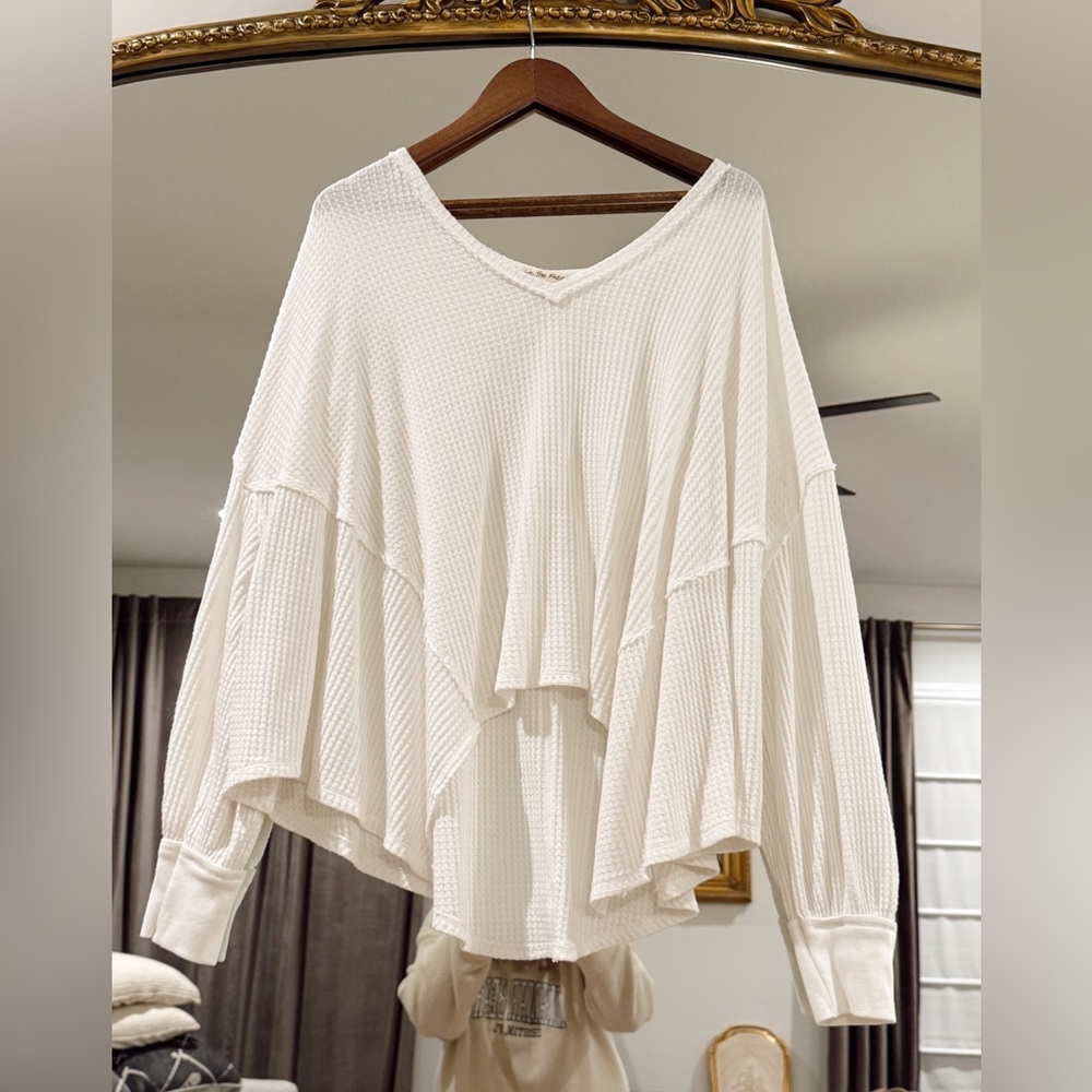 We The Free Coraline Waffle Knit Shirt